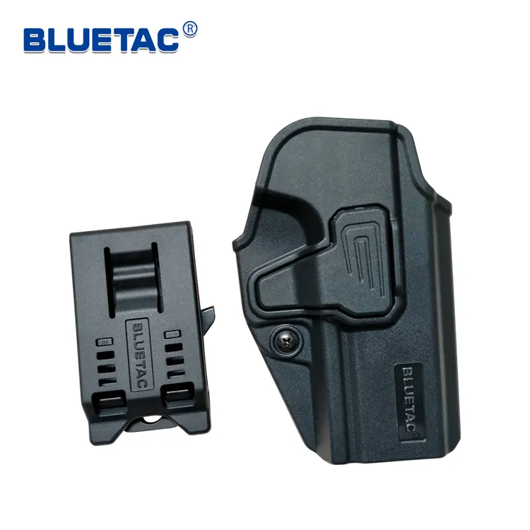 Bluetac – étui de pistolet en polymère, sac de pistolet OWB tactique avec accessoires de transport multiples, étui de pistolet en polymère à tirage rapide