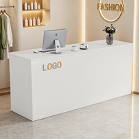 Magnifique comptoir de réception pour hôtel ou bureau, mobilier de réception moderne pour bureau