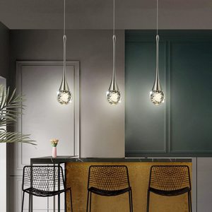 Lámpara Colgante de Cristal de Roca Natural para Dormitorio, Sala de Estar, Comedor, Decoración <span class=keywords><strong>Minimalista</strong></span> para el Hogar - Product Image 3