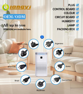 Purificateur d'air domestique électrique <span class=keywords><strong>pour</strong></span> grande pièce, filtre HEPA CARD 500M3/H, élimination de la fumée, de la poussière et des odeurs, silencieux, purificateur d'air domestique - Product Image 5