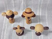 Figurines de kangourou et de koala en bois sculpté personnalisées, écologiques, très vendues, jouets, cadeaux, souvenirs, directement de l'usine
