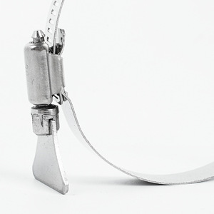 Quanchuang Stainless Steel Handle Hose <b>Clamp</b> For Gas And Kitchen <b>Exhaust</b> Pipe Repair Replacement - Product Image 2