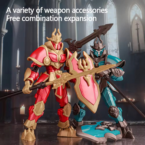 Modèle de <span class=keywords><strong>jouet</strong></span> à assembler Lucky 13 Lich King Knight Robot, <span class=keywords><strong>figurine</strong></span> articulée, boîte en plastique, cadeau pour garçons - Product Image 6