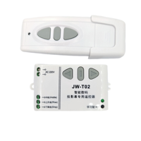 Moteur tubulaire 220V avec commande avant/arrière pour porte télescopique, rideau électrique, écran de projection, télécommande spéciale JW-T02