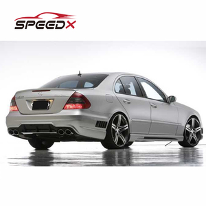 Para <span class=keywords><strong>Mercedes</strong></span> W211 Clase <span class=keywords><strong>E</strong></span> Upgrade E63 Wald Body Kit W211 Wald Parachoques delantero Parachoques trasero Side Skirt Body Kit - Product Image 4
