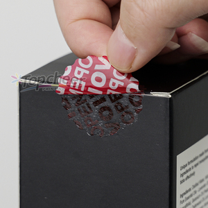 Carta personalizzata all'ingrosso a prova di manomissione adesivo di sicurezza etichetta Semi-trasferimento garanzia vuoto adesivo per scatola sigillo - Product Image 3