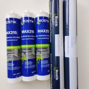 Adhésif polymère modifié Bostik Max215, 310 ml, transparent, pour applications silicone - Product Image 1