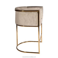 Tabouret de bar haut de gamme, mobilier de comptoir, doré, game of thrones, design moderne
