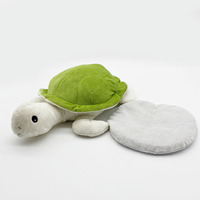 Jouet en peluche en forme de tortue de mer en coton PP lesté parfumé à la lavande française, chauffable au micro-ondes, pour enfants