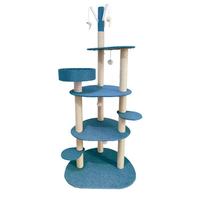 Produits de luxe pour animaux de compagnie arbre à chat griffoir en sisal meubles modernes pour chat jouets BSCI personnalisés pour chats jouet interactif durable