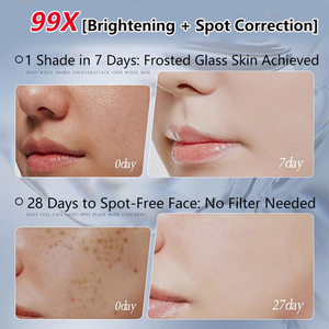 VitamineC naturelle Crème éclaircissante pour les taches de rousseur Crème hydratante pour le visage à l'acide nicotinique amide - Product Image 3