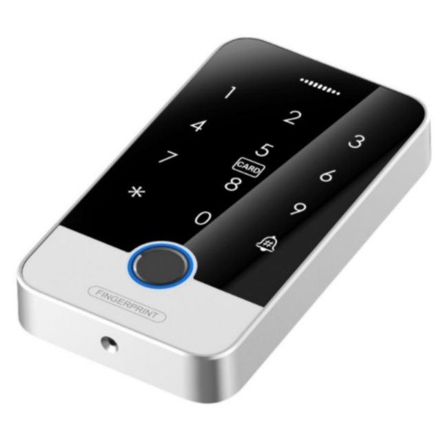 Tuya App Fingerprint Access Control System RFID Keyboard Touch Keypad Unlock Door Opener IP67 Waterproof Bluetooth ABS Shell