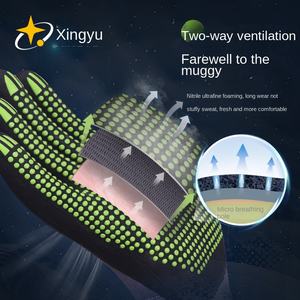 Guantes de Nitrilo Xingyu, Cinco Dedos, Pantalla Táctil, Transpirables, Resistentes al Desgaste, Antideslizantes, con Puntos en la Palma, 26 cm - Product Image 3