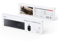 Ensemble clavier et souris sans fil 2.4g de haute qualité, ergonomique Usb, puce intelligente, clavier muet, souris Combo