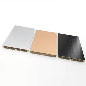 Panel de Pared de Fibra de Madera de Bambú Moderno de Instalación Rápida, Techo, Placa de Hebilla de Autoinstalación, Pared Decorativa de WPC - Product Image 1