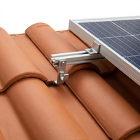 Système de montage solaire Hengfan pour toiture en tuiles, en alliage d'aluminium anodisé, résistant aux intempéries, support de toit certifié CE, haute performance