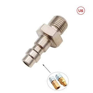 Adaptador Neumático Macho Personalizable de Acero Inoxidable con Rosca M10, Conexión Rápida de 8mm, Compatible con OEM, Tipo AF # Modelo HPA-WYGT - Product Image 4