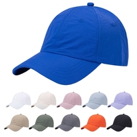 Casquette de baseball en nylon à séchage rapide pour hommes et femmes, légère, respirante, imperméable, protection solaire, loisirs en plein air, sports d'été