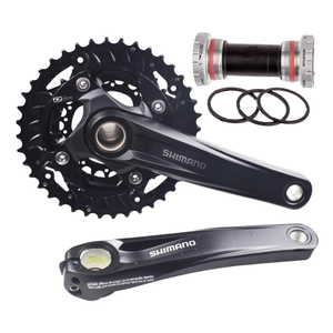 Pour <span class=keywords><strong>SHIMANO</strong></span> DEORE pièces de vélo d'origine 3x10 vitesses 170/175mm-24-32T pédalier pédalier BMX 40-30-22T - Product Image 2