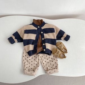 Giacca a Righe Primaverile Engepapa per Neonati, Cardigan in Maglia a Maniche Lunghe per Bambini e Bambine, Abbigliamento per Neonati - Product Image 4
