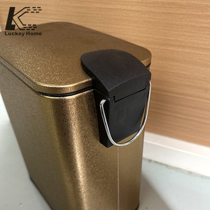 <span class=keywords><strong>Cubo</strong></span> de <span class=keywords><strong>Basura</strong></span> <span class=keywords><strong>Rectangular</strong></span> Delgado de 5L para Baño con <span class=keywords><strong>Cubo</strong></span> Interior y Juego de Escobilla para Inodoro - Product Image 3