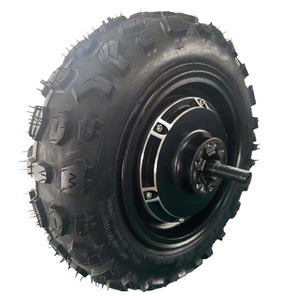 HH 90/55-6 10인치 11인치 48V 60V 72V 1500W 브러시리스 디스크 브레이크 전동 DIY 듀얼 스쿠터 허브 모터 변환 키트 - Product Image 3