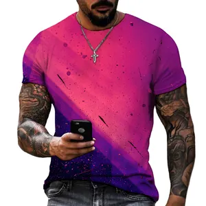 Free Shipping Gentleman Men's Short Sleeve Spring Summer Short Sleeve T-Shirt Color Matching Trend Good Quality Tees