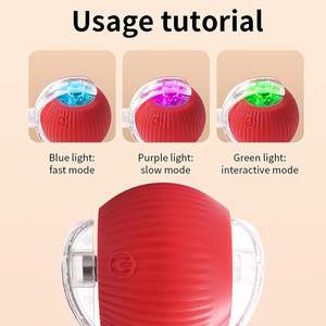 Hot Sale New USB 360 Smart <b>Interactive</b> Cat <b>Toys</b> Automatic Moving Ball Dog <b>Toy</b> Teaser Ball Self-Rotating Rolling Kitty <b>Toys</b> - Product Image 2