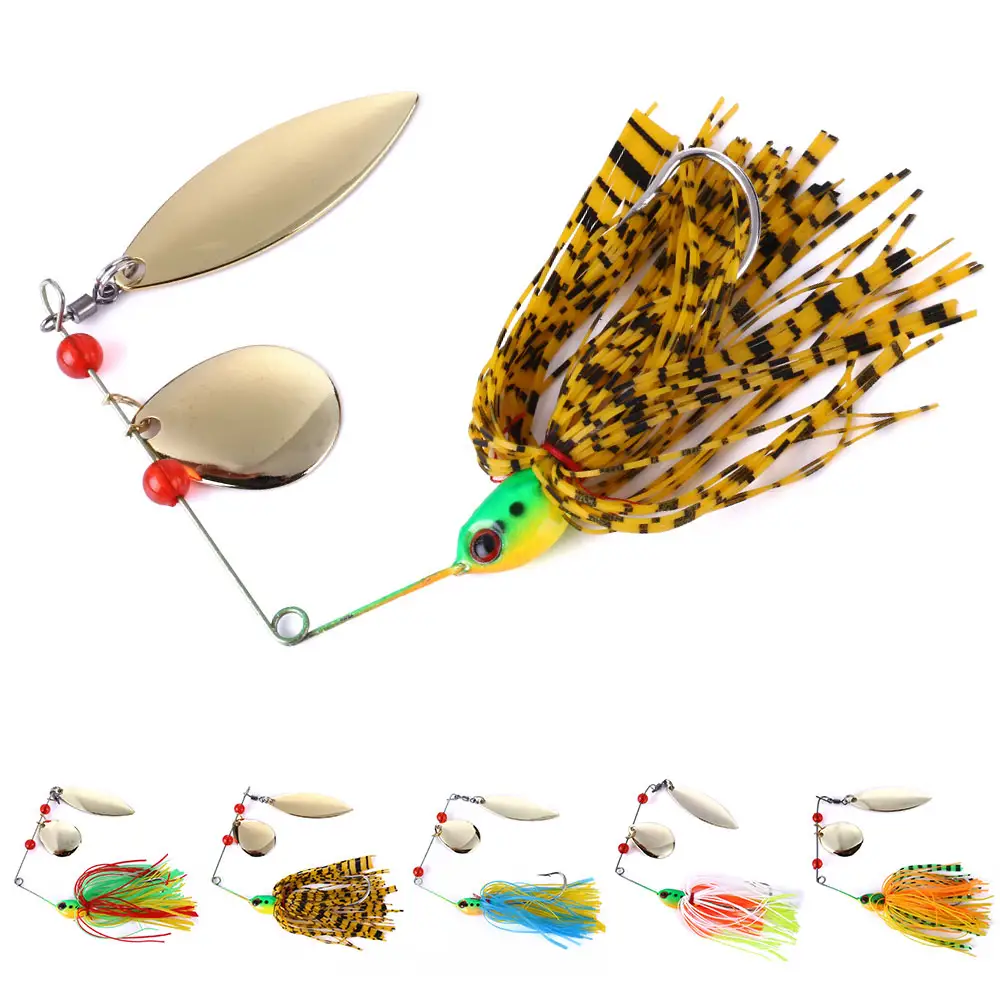 16.3G Fishing lure buzzbait spinner bait spoon Fresh Water Bass spinnerbait lures fishing tackle hook