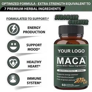 OEM Best Sale Männliche Verbesserung spillen Maca Wurzel kapseln Maca Supplement Männliche Vitalität Ergänzung Ausgaben mehr Zeit auf dem Bett - Product Image 5