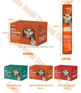 Caja entera al por mayor, tiras para gatos, aperitivos, nutrición para mascotas jóvenes, engorde, comida para gatos enlatada - Product Image 4
