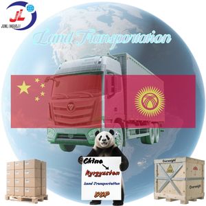 Au Kirghizistan le moins cher le plus rapide la plus haute qualité FCL/LCL + Express/camionnage transport par camion terrestre service DDP/DDU de porte à porte - Product Image 1
