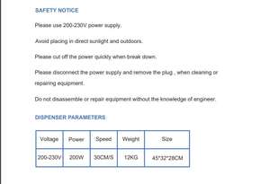 Cortador automático de seguridad respetuoso con el medio ambiente, embalaje de papel húmedo, cinta de papel Kraft, dispensador electrónico de cinta kraft para tapes3 de goma - Product Image 2