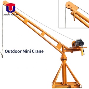 מחיר המפעל מיני בנייה הרמת מנוף 1000kg-60m-380v 220v מיני מנוף - Product Image 6