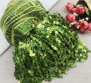 Accesorio de ropa 15cm 30CM 40cm Lentejuelas brillantes Borla Flecos Recorte de encaje de lentejuelas para decoración de vestidos - Product Image 4