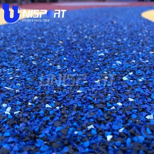Vật liệu hạt cao su EPDM chống mài mòn đầy màu sắc Ngoài trời Chạy vỉa hè sân chơi sàn Vật liệu bề mặt - Product Image 2