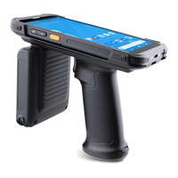 Scanner de codes-barres Android portable 5.5 pouces, lecteur UHF RFID, collecteur de données mobiles