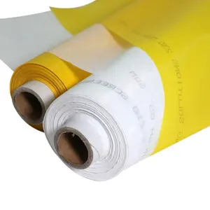 Maglia serigrafica in poliestere giallo bianco 48T