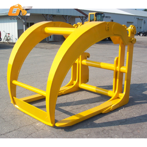 Cargador de ruedas multifunción, pinza para troncos, horquilla para hierba de madera, horquilla para Roca, rastrillo, horquillas y pinzas en accesorios para montacargas de salvamento automático - Product Image 1