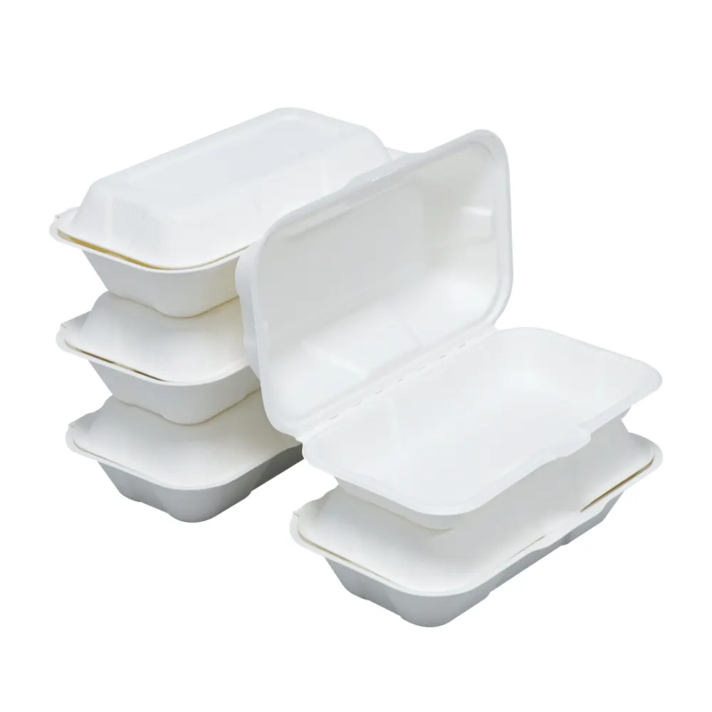 Factory cheap disposable fast food packaging burger box biodegradable hot dog packaging box