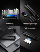 Imprimante thermique Q302 pour usage domestique, compatible avec les smartphones connectés, format A4, design compact avec 20 rouleaux de papier thermique