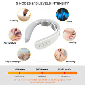 Mini Masajeador de Cuello Inalámbrico Eléctrico con Calor, Diseño Inalámbrico y Recargable, Masajeador de Cuello por Pulsos - Product Image 3