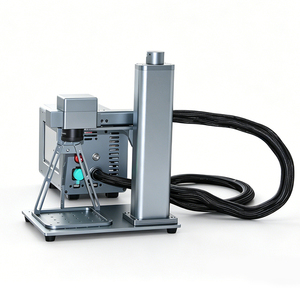 เครื่องเลเซอร์ไฟเบอร์แบบมือถือ 20w 30w เครื่องมาร์กกิ้งโลหะแบบพกพา เครื่องแกะสลักเลเซอร์ความเร็วสูง กำลังลดราคา - Product Image 5