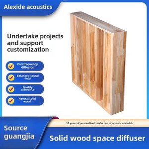 Difusor acústico de madera maciza de seis órdenes para cine en casa, Sala HI-FI, QRD, resto cuadrático, difusor de frecuencia completa, diseño moderno - Product Image 5