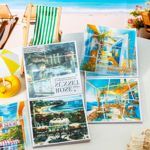 24 Adesivi per Confezione Serie Spiaggia Tema Vacanze al <span class=keywords><strong>Mare</strong></span> Materiale Doppio Autoadesivo Fustellato per Decorazione Quaderni e Storyboard - Product Image 3