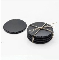 Ardoise Pierre Sous-verres Antidérapant Avec Support Tasse Tapis Boisson Dessous De Verre À La Main Naturel Tasse Décor À La Maison Vaisselle Dessous De Verre