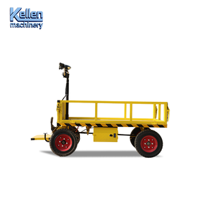 Wholesale Electric Flatbed <b>Trolley</b> High Loading Weight Warehouse Factory Electric Handling Flat Cart For Material Transport - Product Image 3