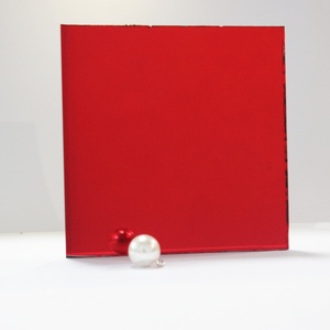 Gương màu đỏ với tính năng chiếu sáng cạnh vát và hoa văn nổi - Product Image 2