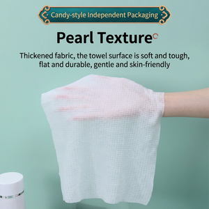 Serviettes nettoyantes pour le visage jetables en viscose non tissée de style chinois, compressées pour les voyages - Product Image 3