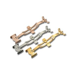 12mm 14mm 16mm 18mm hebilla de Metal banda de reloj mariposa broche - Product Image 3